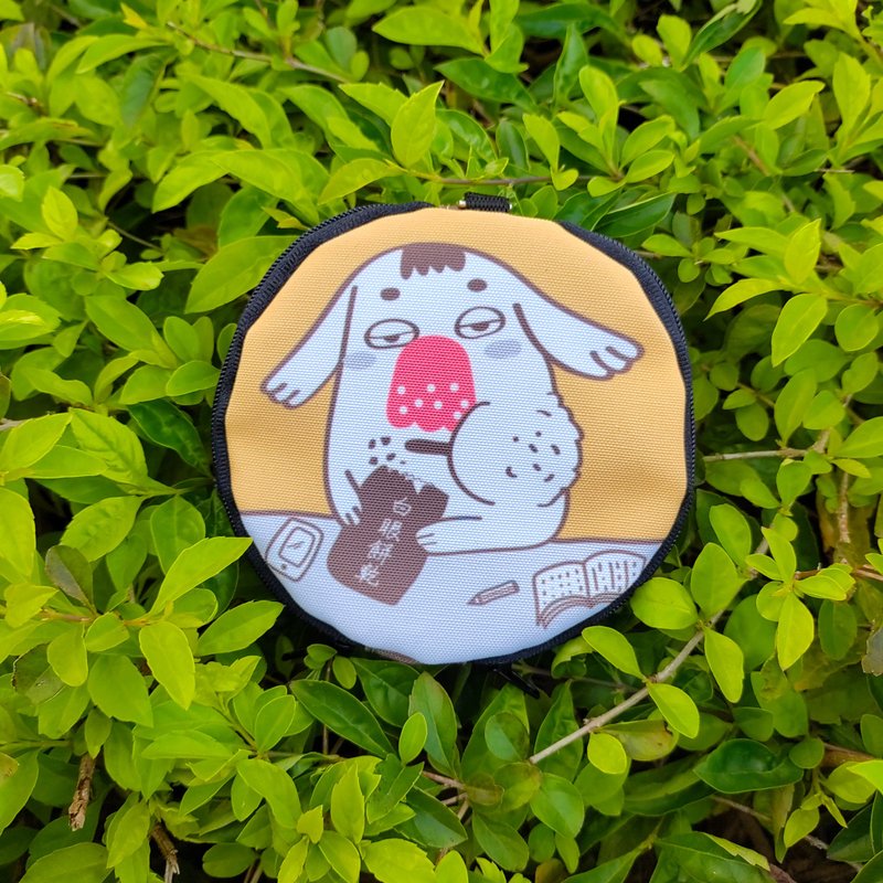 白眼零钱包 交换礼物 两层独立空间 搞笑钱包 创意包包 吊饰 - 零钱包 - 防水材质 黄色