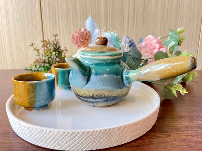 茶壶杯盘组(加送骨瓷盘)・三毛撒拉系列/送礼包装 - 茶具/茶杯 - 瓷