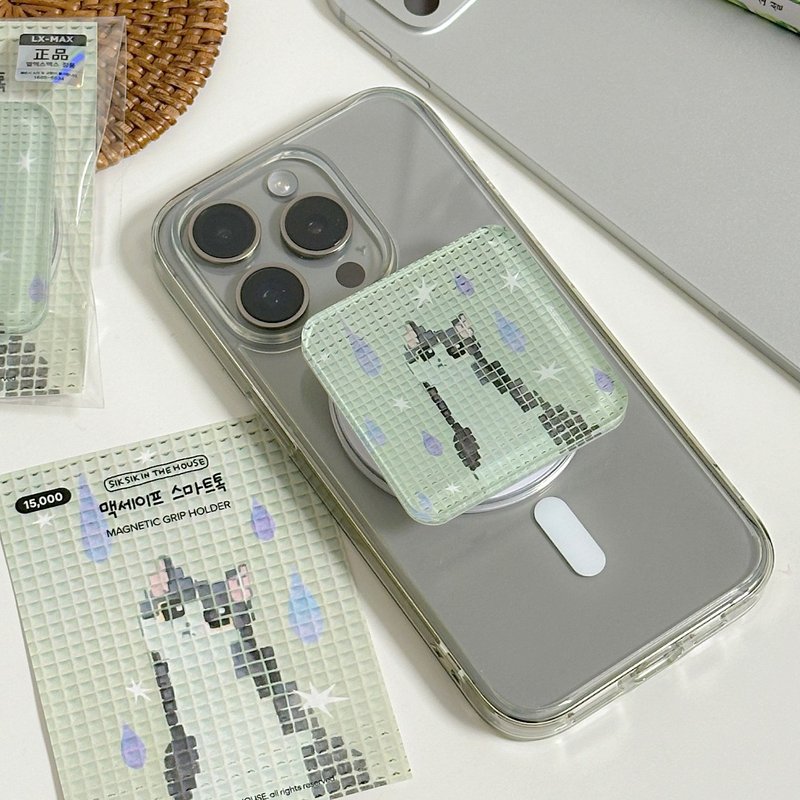 Meowmie MagSafe Pop Grip - 手机配件 - 压克力 灰色