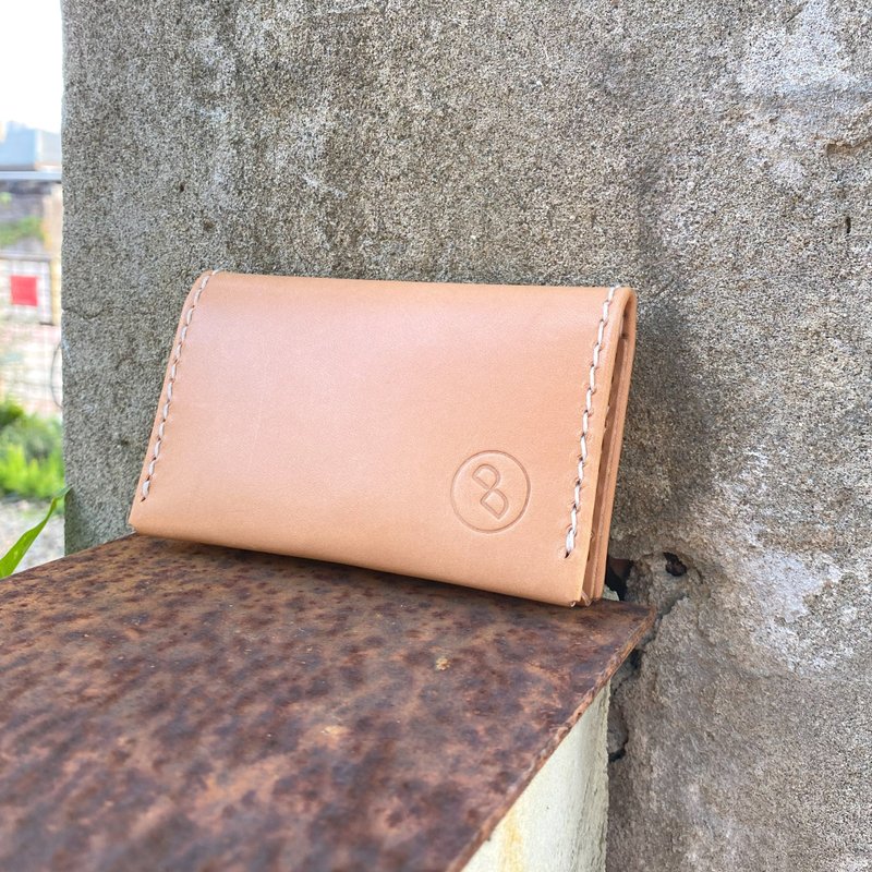 DUAL - 质感商务名片夹 - 奶油杏 (商务 送礼) - 名片夹/名片盒 - 真皮 金色