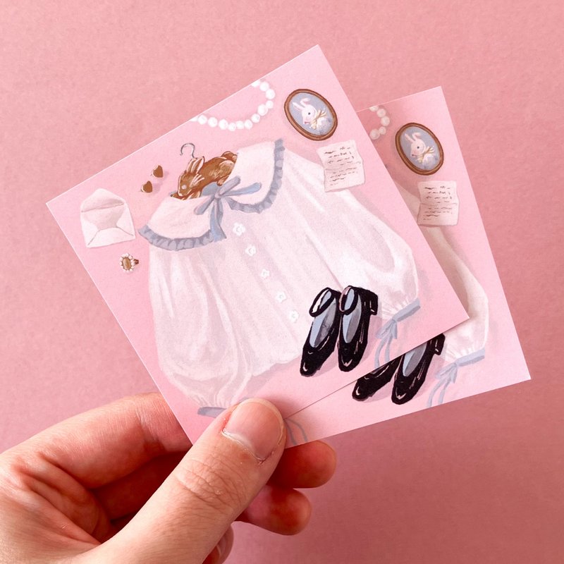 迷你备忘录我的最爱 - 信封/信纸 - 纸 粉红色