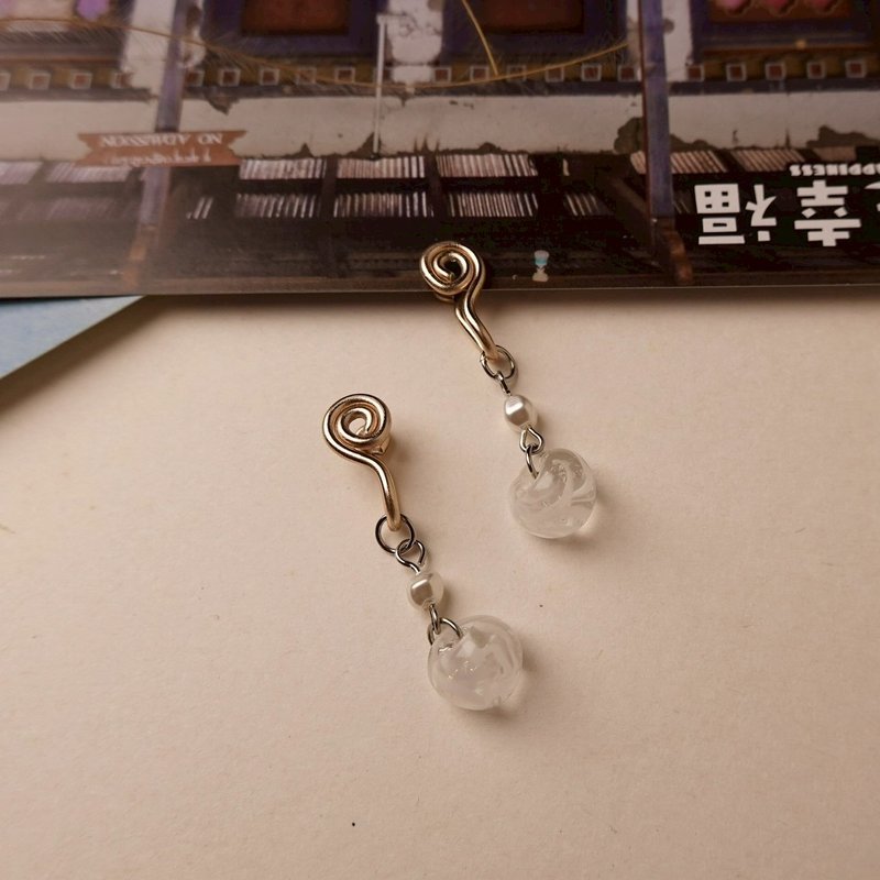 魔幻琉璃 无痛耳夹 / 瑟雷 - 耳环/耳夹 - 其他金属