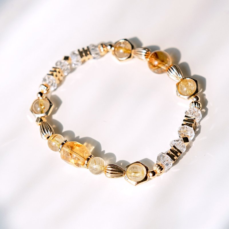 淘金年华 手链- 招财运 招贵人 - 手链/手环 - 水晶 黄色