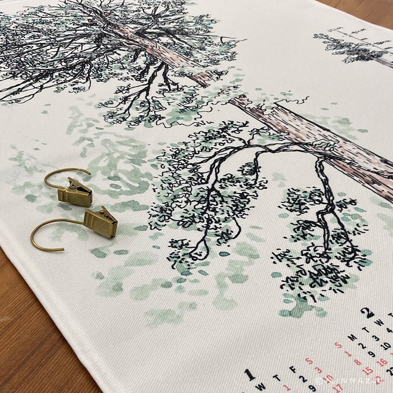 2026 自然笔记年历挂布-台湾杉 - 年历/台历 - 聚酯纤维