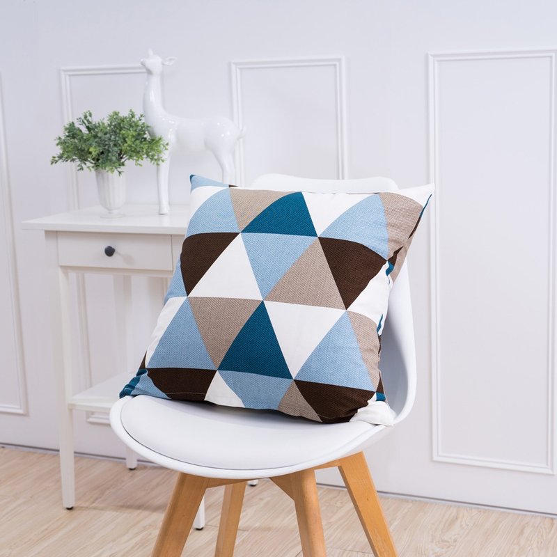 简约系列抱枕-嬉皮蓝 - 枕头/抱枕 - 棉.麻