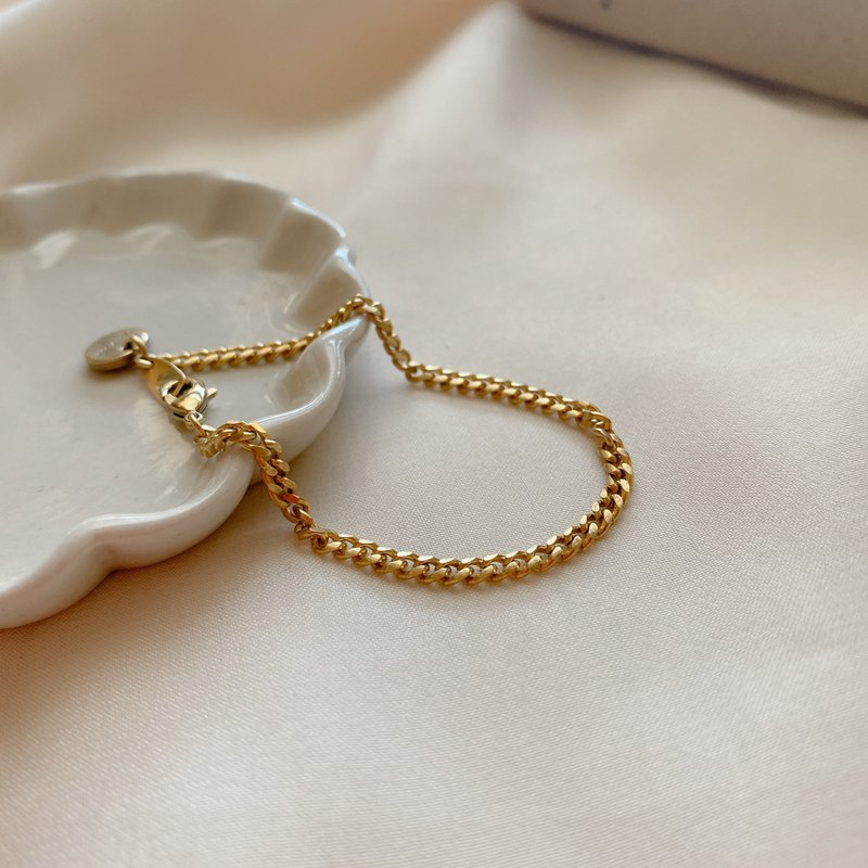 好时日-黄铜手链 - 手链/手环 - 铜/黄铜 金色