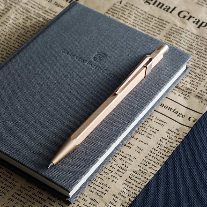 CARAN dACHE 卡塔尔 844 玫瑰金 Brut Rosé 自动铅笔-免费刻字 - 铅笔/自动铅笔 - 玫瑰金 粉红色