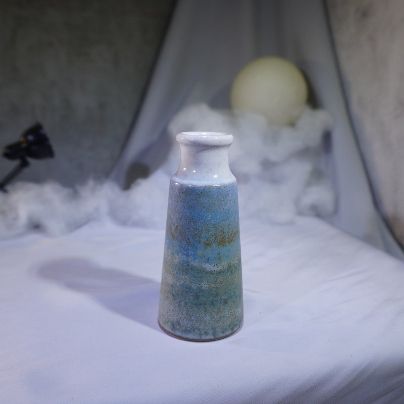 岩白群高腰花瓶 - 花瓶/陶器 - 陶 多色