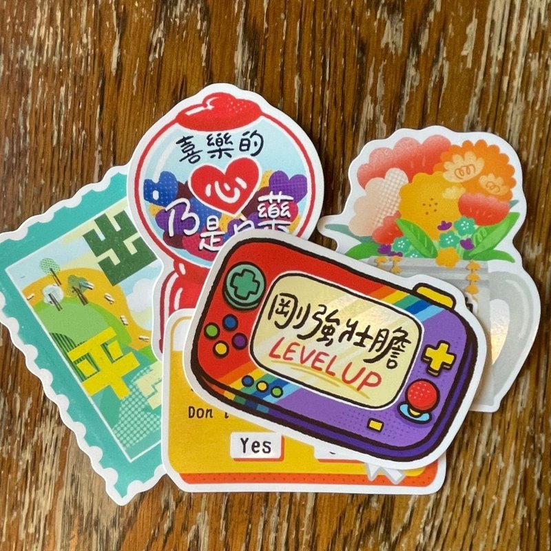 防水贴纸 圣经话语系列3 - 贴纸 - 防水材质 多色