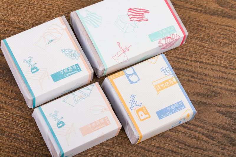 蓝浓 手帐系打印章第一弹 - 印章/印台 - 其他材质 咖啡色