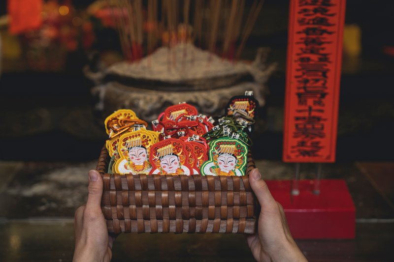定制化刺绣吊牌-天上圣母-妈祖娘娘 - 其他 - 绣线 多色