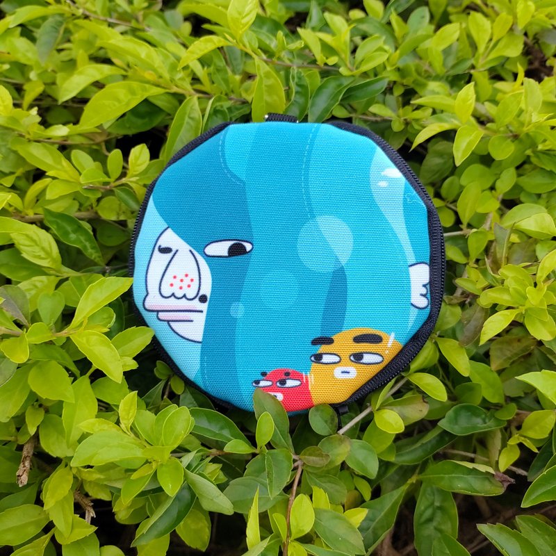 水滴鱼零钱包 交换礼物 两层独立空间 搞笑钱包 创意包包 吊饰 - 零钱包 - 防水材质 多色