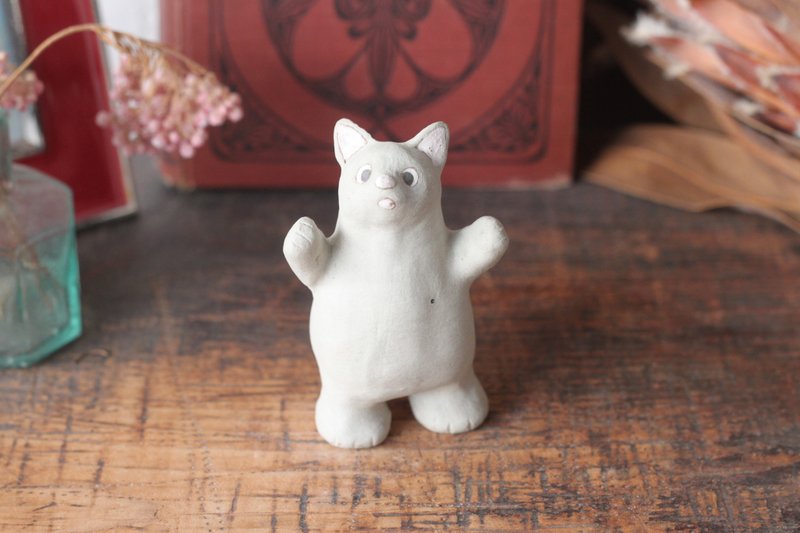 灰迷你公仔 - 玩偶/公仔 - 陶 卡其色