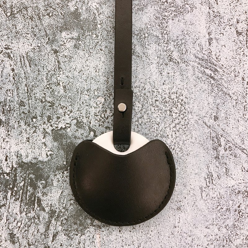 【La Fede】植鞣-gogoro挂绳-只有挂绳 - 钥匙链/钥匙包 - 真皮 黑色