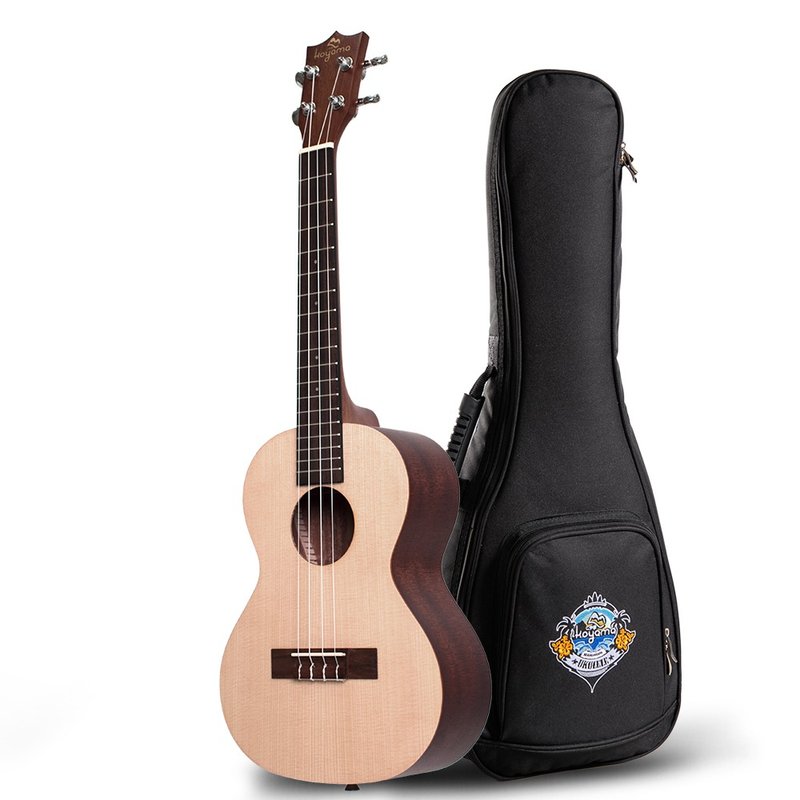 KYM-T11 SS 26寸乌克丽丽 云杉单板 11系列 Concert Ukulele - 吉他/乐器 - 木头 咖啡色