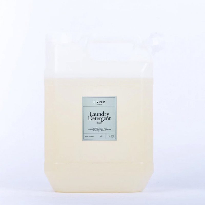 LIVRER 丽芙 日常全效洗衣精 - 海洋 BEACH 4L - 衣物清洁 - 其他材质 白色