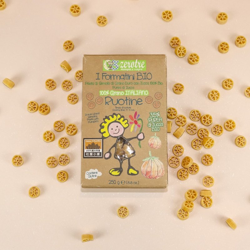 意大利【ZeroTre】卷发夏菈 黄南瓜轮轮面(250g) - 面/面线/米粉 - 其他材质 紫色