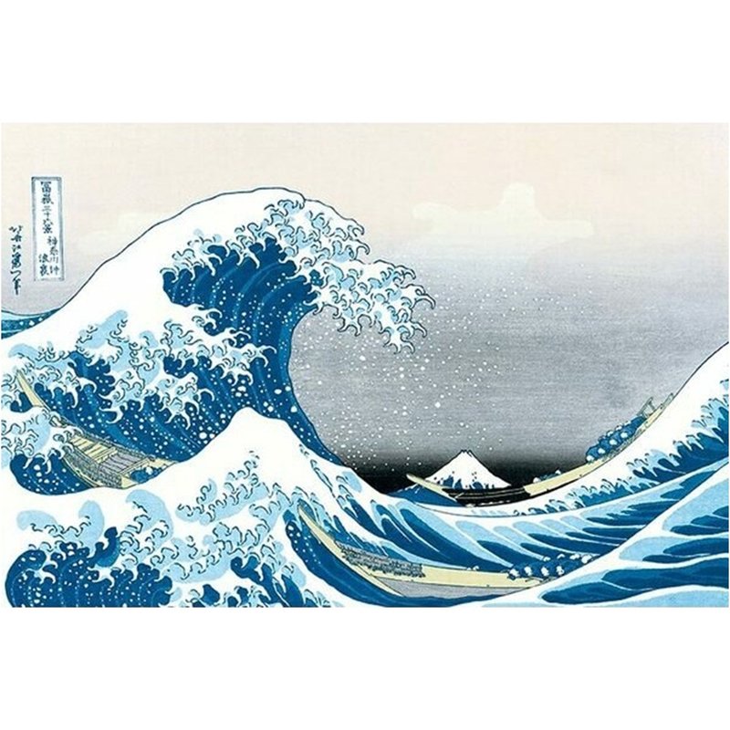 【浮世绘】葛饰北斋 富岳三十六景-神奈川冲浪里 进口海报 - 海报/装饰画/版画 - 纸 多色