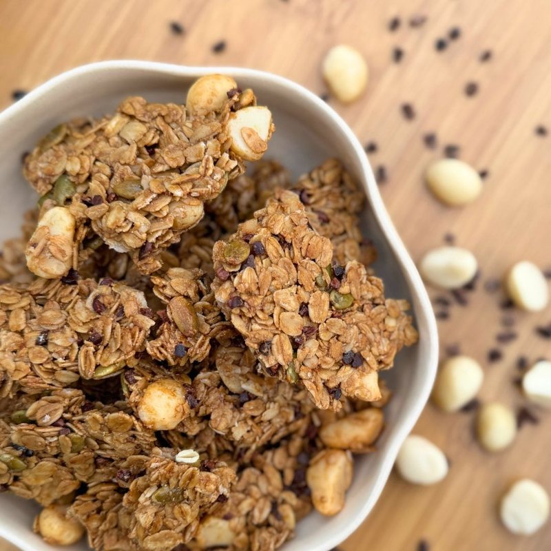 【谷卡卡经典】期间限定#13.夏威夷豆可可粒MACADAMIA COCOA NIBS - 谷物麦片 - 其他材质 卡其色