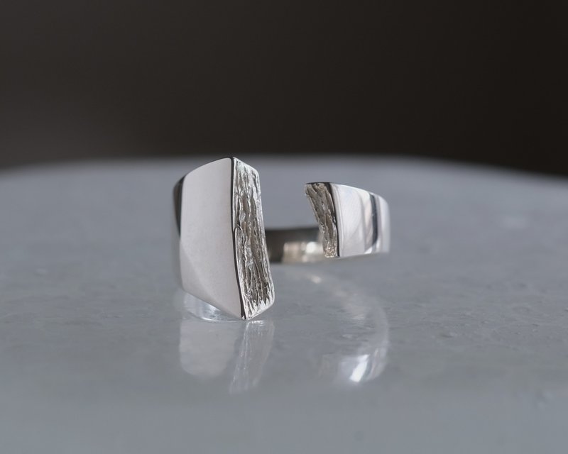 foss 戒指 L 尺寸 银戒指 silver925 男女皆可 - 戒指 - 其他金属 银色