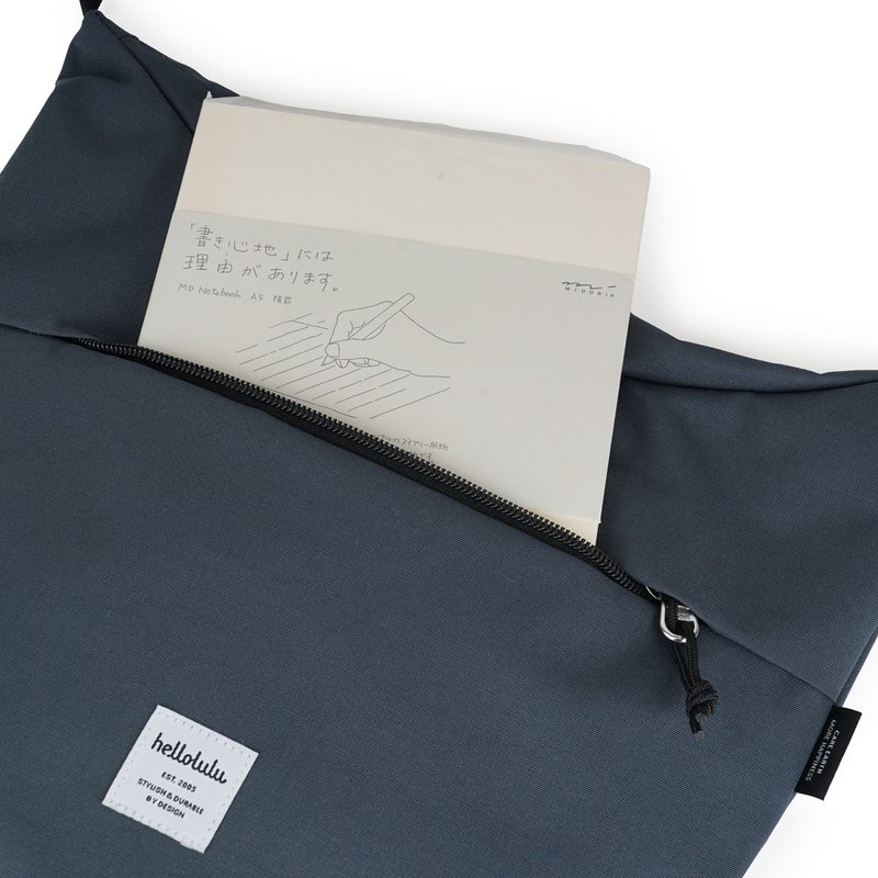 LUCAS 大开口斜背包 拥有强大收纳能力存放工作与休闲物品 - 侧背包/斜挎包 - 聚酯纤维 卡其色