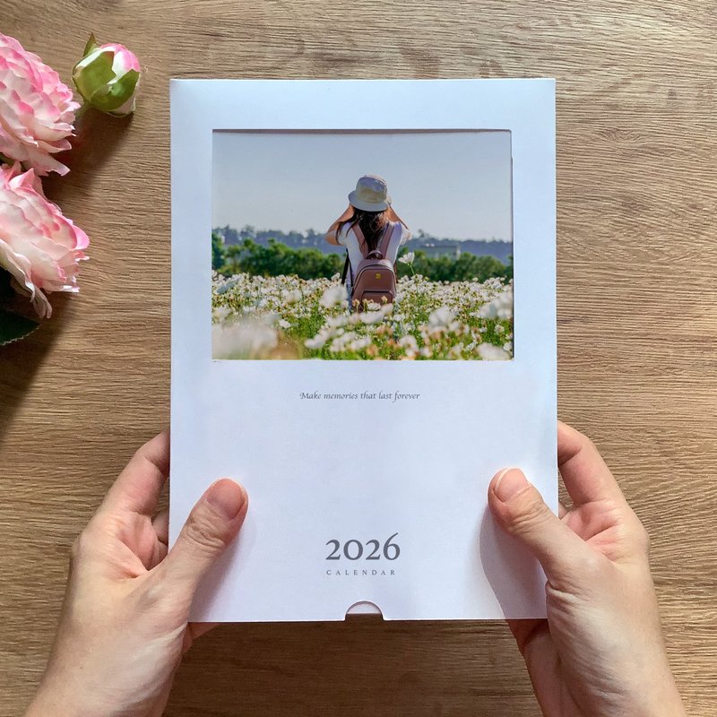 定制化礼物 2026相片桌历 家人朋友情侣同事 香港台湾日本月历 - 年历/台历 - 纸
