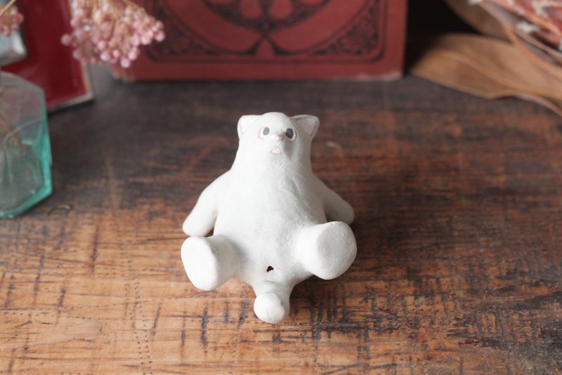 灰迷你公仔 - 玩偶/公仔 - 陶 卡其色