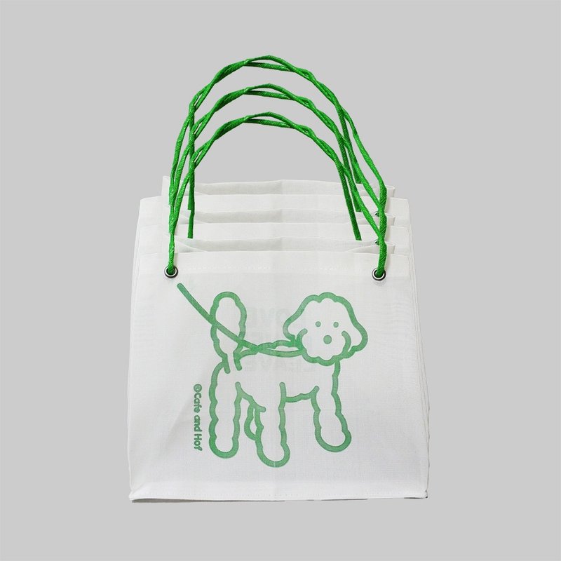 茄芷袋 Love Never Leaves Edition (三入组) - 手提包/手提袋 - 塑料 绿色