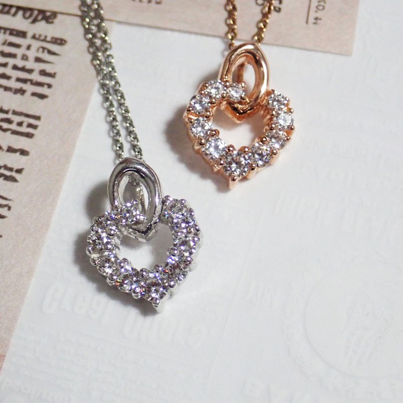 【比法一生】纯银坠子-圆满之爱  925纯银手作银饰 - 项链 - 银 银色