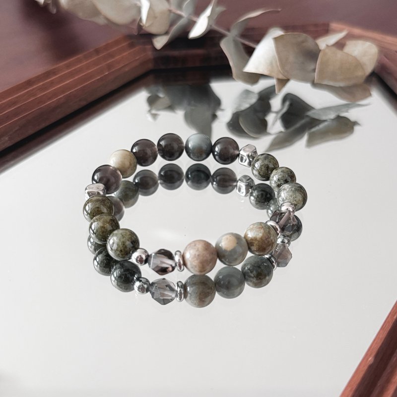 瓦卡奇纳绿洲/ 不锈钢 天然水晶能量手链/ 定制礼物 - 手链/手环 - 水晶