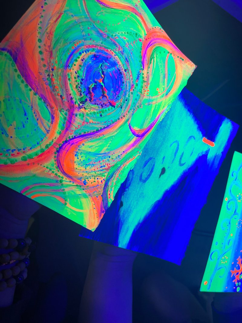 宜兰【萤光岛屿】【萤光海愈】故事引导绘画聊愈 - 插画/绘画/写字 - 纸