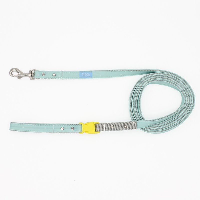 SHAPU La 120cm轻量牵绳-绿十字 - 项圈/牵绳 - 尼龙