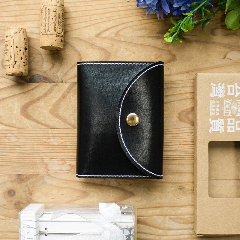 典藏款名片包 - 名片架/名片座 - 纸 黑色