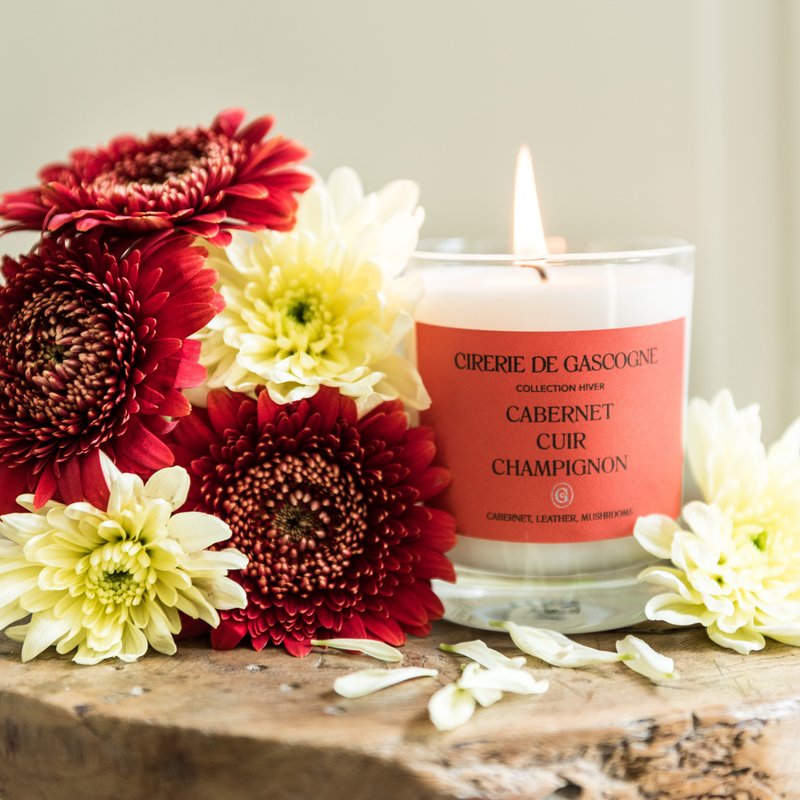 法国Cirerie de Gascogne天然香氛蜡烛 – 卡本内x皮革x洋菇 - 蜡烛/烛台 - 纸 红色