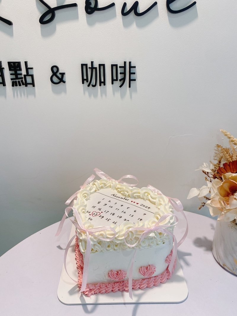燃烧 少女的心意 月历/照片 定制化 燃烧蛋糕 铄甜点 心型蛋糕 - 蛋糕/甜点 - 新鲜食材