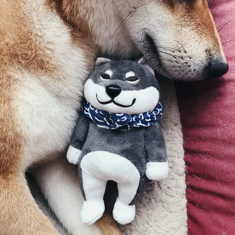 仓屋原创 关节可动柴犬黑柴摆件/挂件 不含配件 - 玩偶/公仔 - 其他人造纤维 黑色