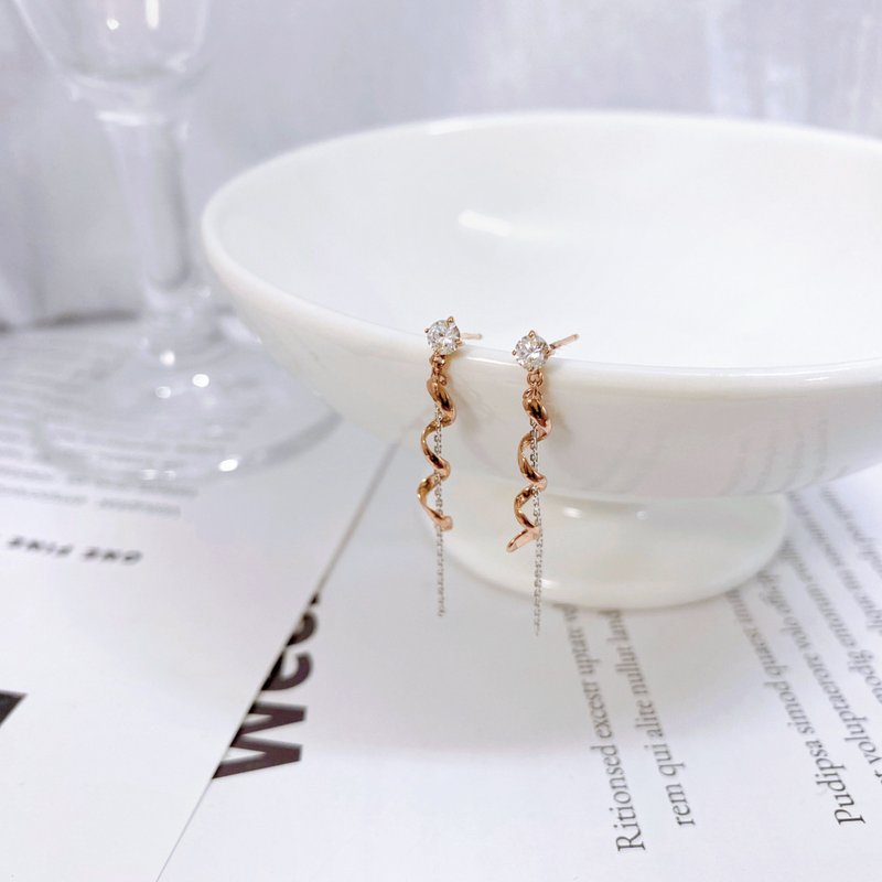 925纯银 | 与你共舞_耳环 - 耳环/耳夹 - 贵金属