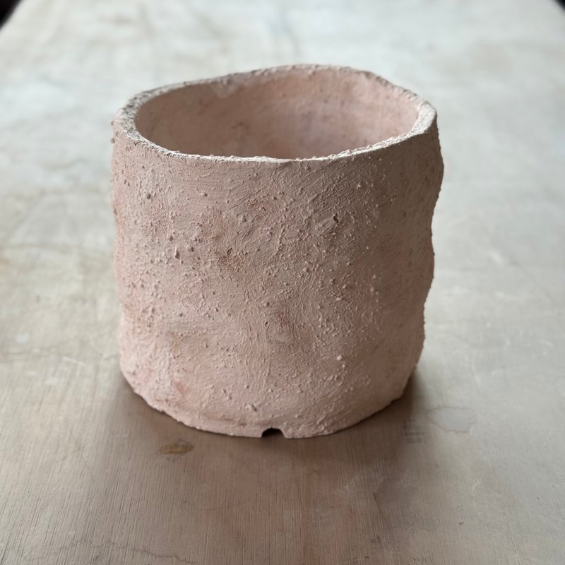 50047- 白砂岩无釉花器 - 摆饰 - 陶