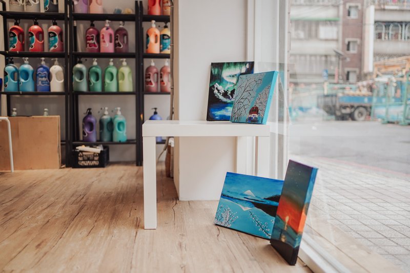 一人成团/来画画吧 压克力绘画体验/单堂课完成/可自选图 - 插画/绘画/写字 - 颜料