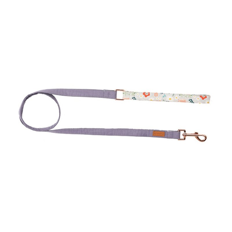 撞色设计/纯棉亲肤/防泼水 | 猫狗牵绳-梦境花园 Pawsholic爪迷 - 项圈/牵绳 - 棉.麻