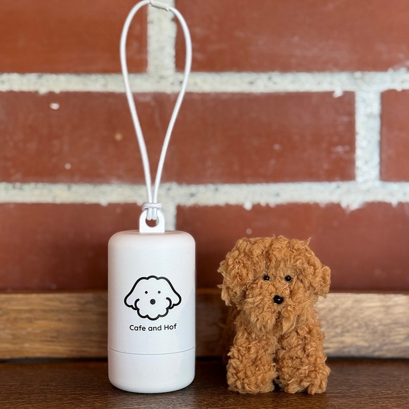 狗狗便袋收纳盒 - 清洁/美容 - 塑料 白色