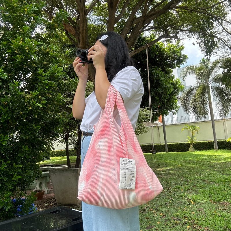 Wyllabrand 褶皱布料 Goji 比基尼碗 - 手提包/手提袋 - 其他材质 粉红色