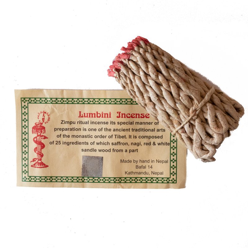EARTH.er - Lumbini Rope Incense 蓝毗尼绳结线香 - 香薰/精油/线香 - 纸 卡其色