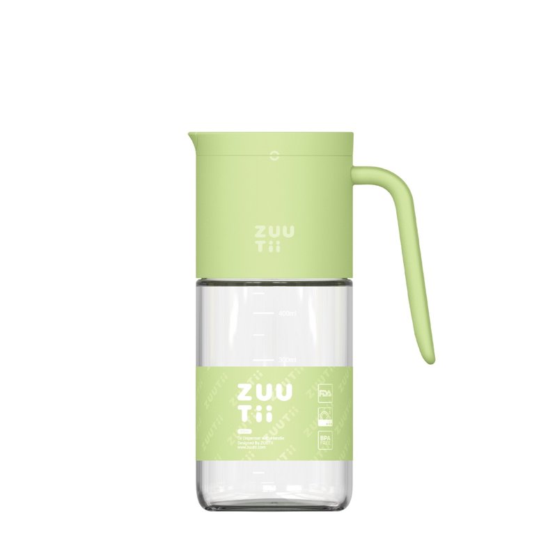 Zuutii 附手柄自动开合盖玻璃油壶 - 抹茶绿色 (550ml) - 厨房用具 - 玻璃 绿色