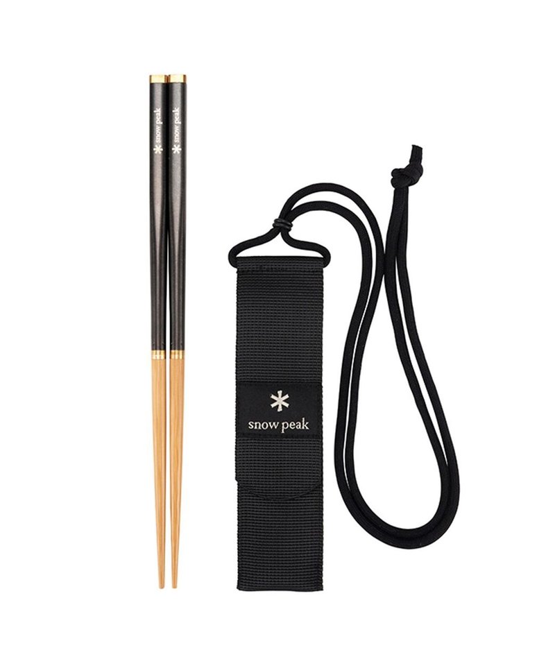 【Online限定】和武器组合筷-方形L黑 - 筷子/筷架 - 其他材质 黑色