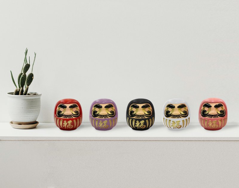 金临限定祈福系列【祈愿招福不倒翁存钱筒】 - 储蓄罐 - 瓷