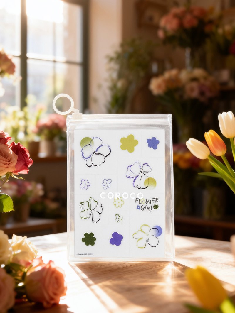 【哑光纹身贴纸】原创设计 | 刮刮纹身贴刺青贴 - Flower Girls - 纹身贴 - 其他材质
