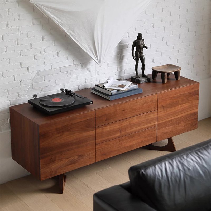 【D3原木家居】Alston 美胡桃木餐边柜 收纳柜 边柜-160/180cm - 其他家具 - 木头