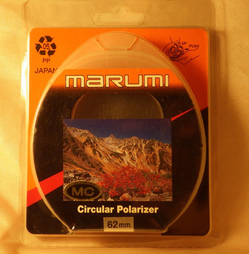 丸美 MC C-P.L. 圆形偏光镜滤光片 62 毫米螺纹安装盒和盒子日本 - 相机 - 玻璃