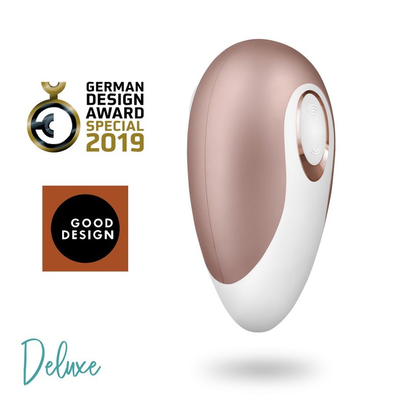 德国Satisfyer Deluxe 典雅宝石吸吮器 - 情趣用品 - 其他材质 白色